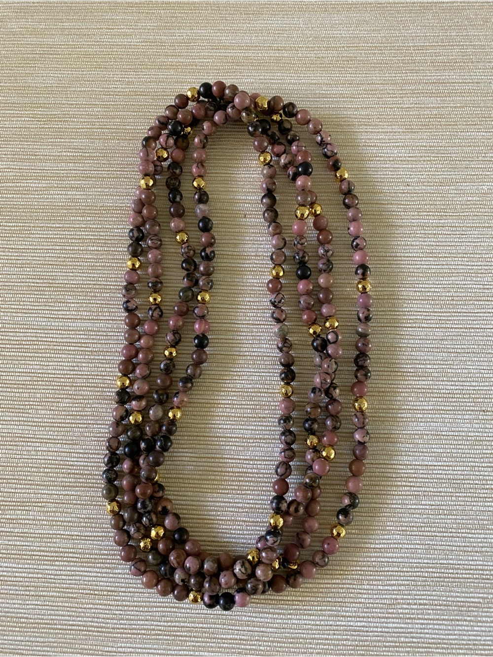 Gorjana Dakota Wrap Necklace, 18 Karat Gold Plated Brass Beads - Picture 5 of 8